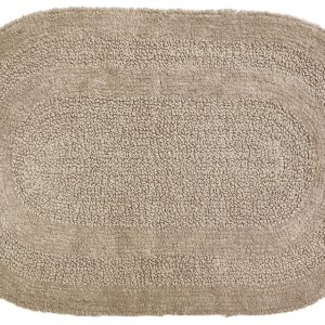 Tapete para Baño Serene Oval Taupe