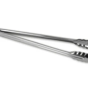 Pinza Servicio Pesado Multiusos de 40 cm Punta Ovalada de Acero Inoxidable Color Gris DS2466 Buffetware