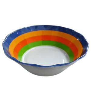 Plato Tazón Pozolero 17 cm de Melamina Tipo Plástico Colores Dolores 85429 Tavola